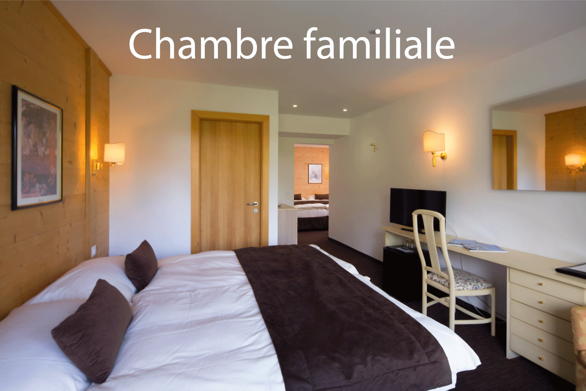 Hotel La Prairie chambre familiale
